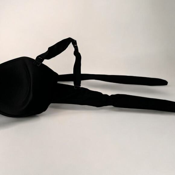 NWOT Coco Reef Black Five Way Bra Sized Underwire Bikini Top (32/34 DD) - Picture 9 of 16